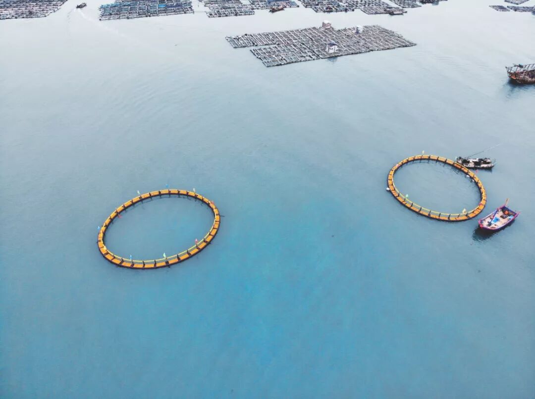 亞通資訊 | 莆田市首批深?？癸L(fēng)浪網(wǎng)箱下海完成錨固