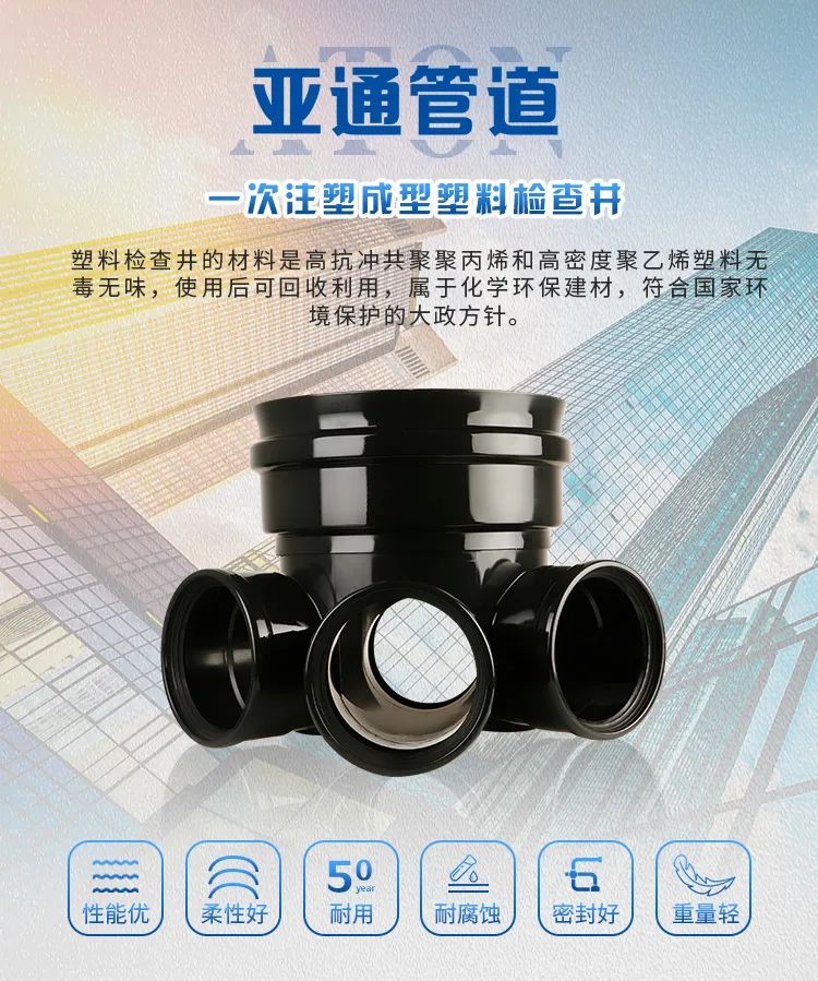 亞通資訊 | 亞通排污系統(tǒng)：管井一體化，助力城市管道更新